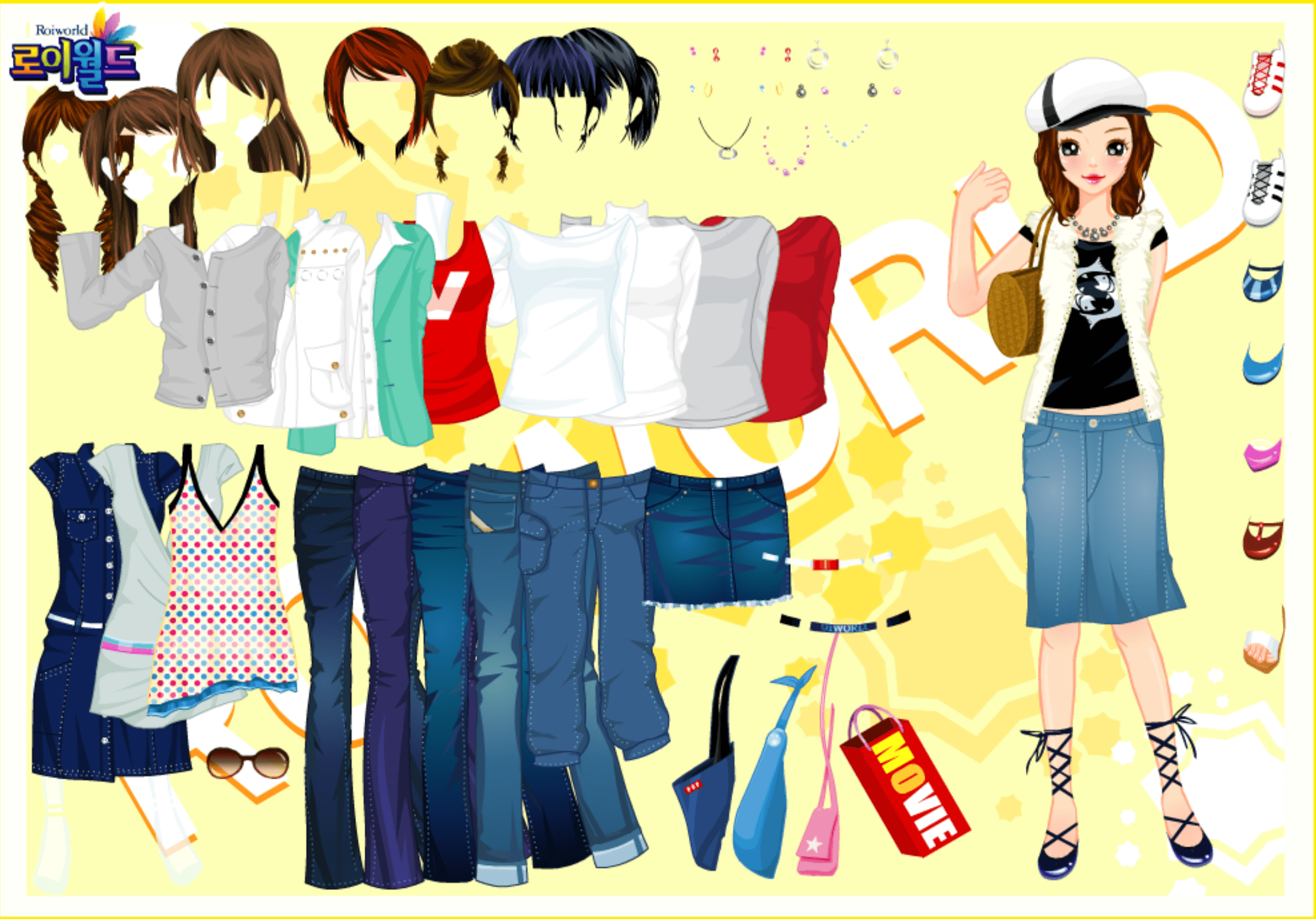 Roiworld Jeans Dressup screenshot