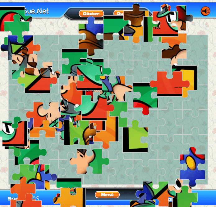 Super Mario and Luigi Puzzle screenshot