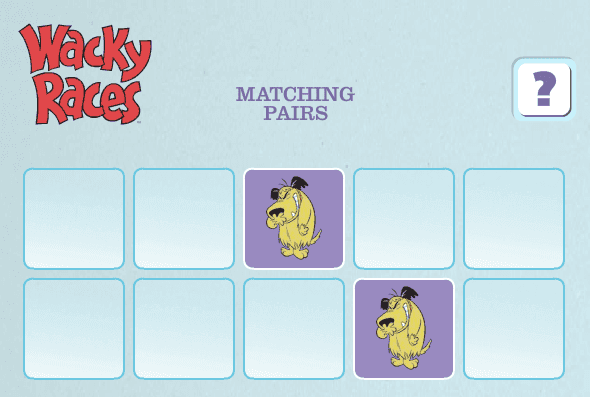 Wacky Races: Matching Pairs screenshot