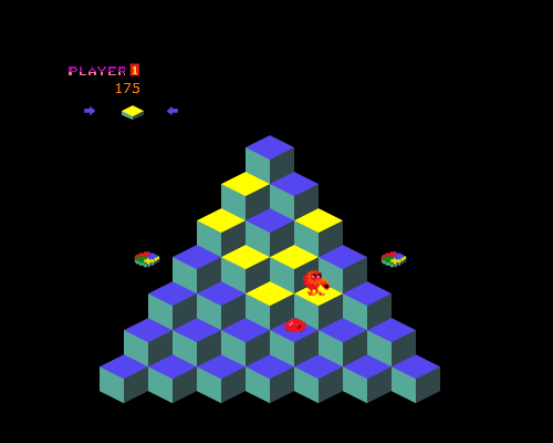 Q*bert screenshot