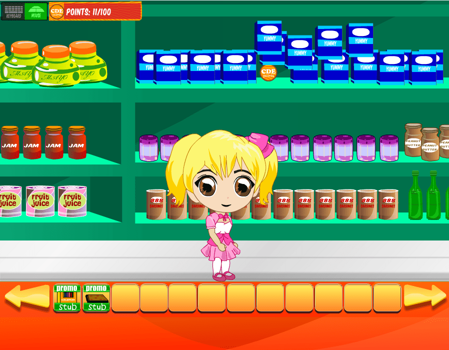 Dolly CDE Shopping Game screenshot