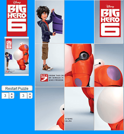 Big Hero 6 Sliding screenshot