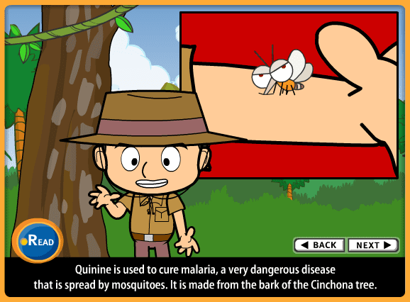The story of quinine screenshot