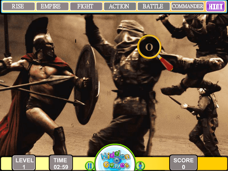 Hidden Letters - 300 Rise of an Empire screenshot