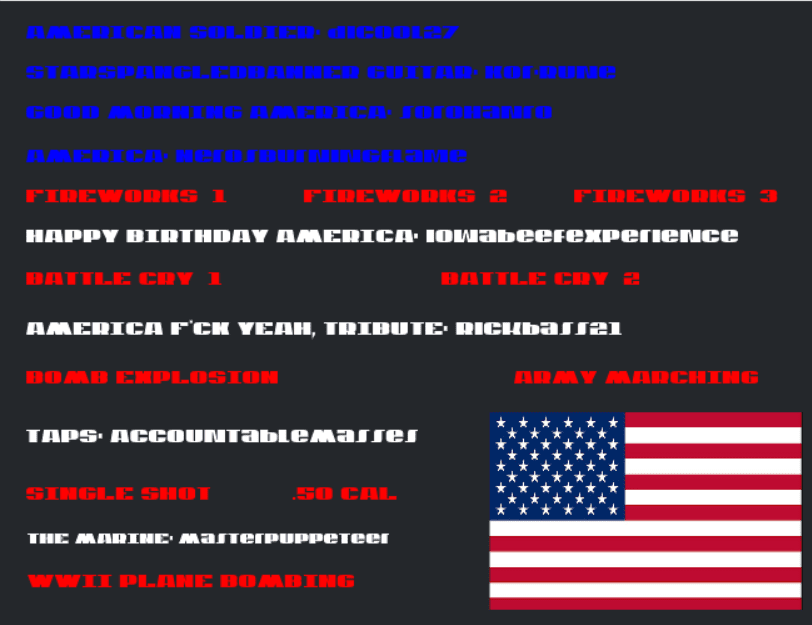 July 4th Soundboard screenshot