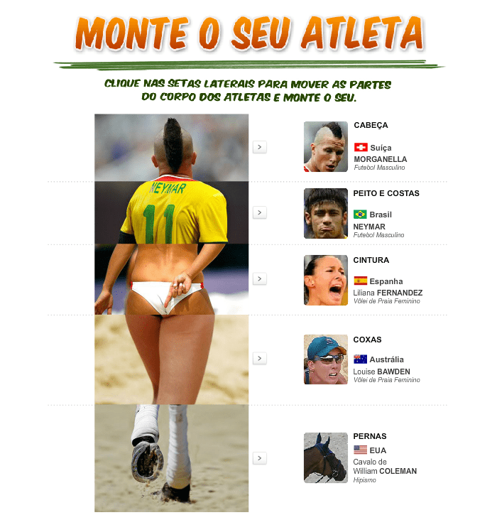 Monte o seu Atleta screenshot
