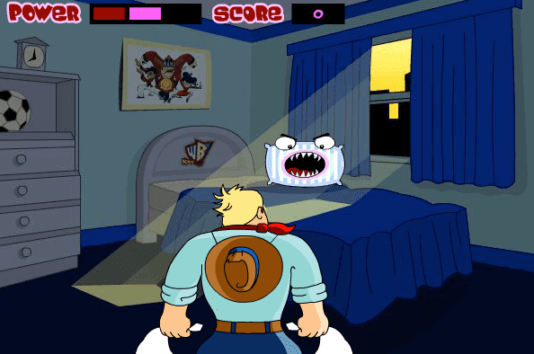 Attack of the Pillow Head Monster screenshot