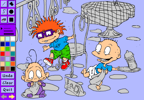 Rugrats In Paris: Le Coloring Book screenshot