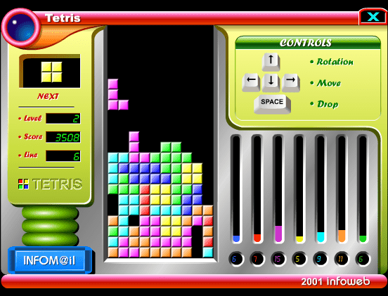 Tetris screenshot