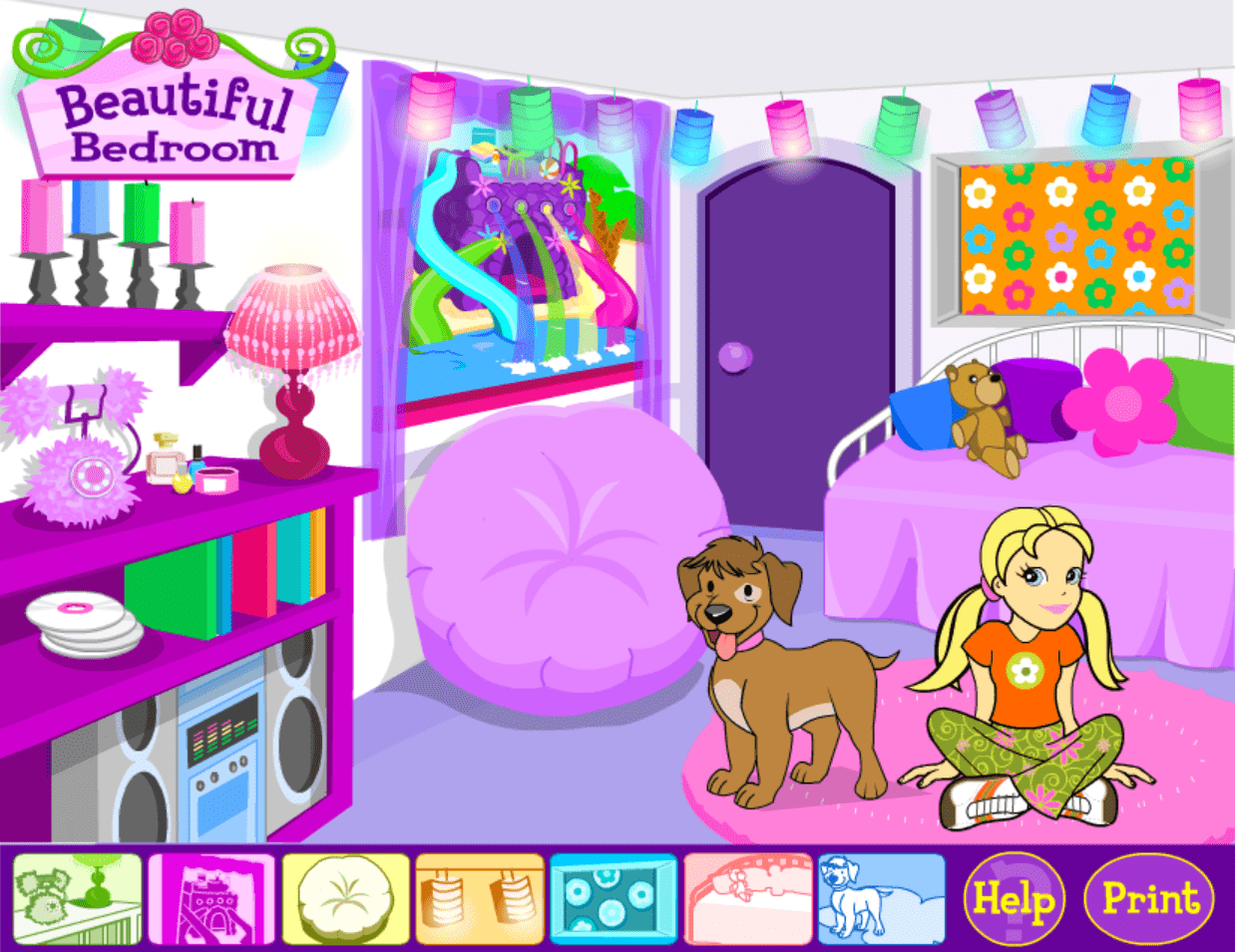 Polly Pocket: Beautiful Bedroom screenshot