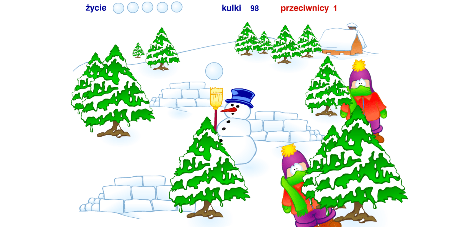 Bitwa na śnieżki screenshot