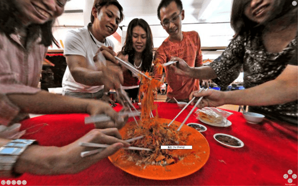 Chinese New Year - Lo Hei (捞起) Virtual Reality Image screenshot
