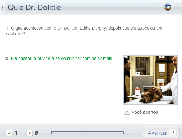 Quiz Dr. Dolittle screenshot