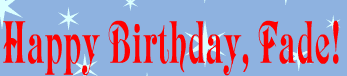 Fade B-day 04