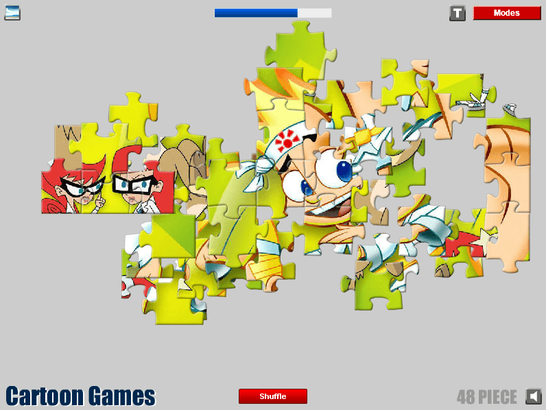 Johnny Test Jigzaw screenshot