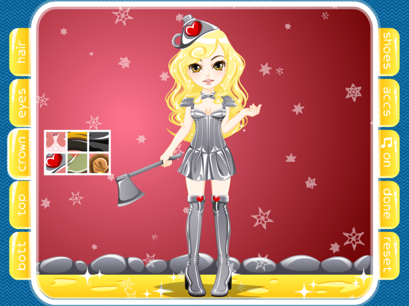 The Wizard of Oz Dress Up screenshot