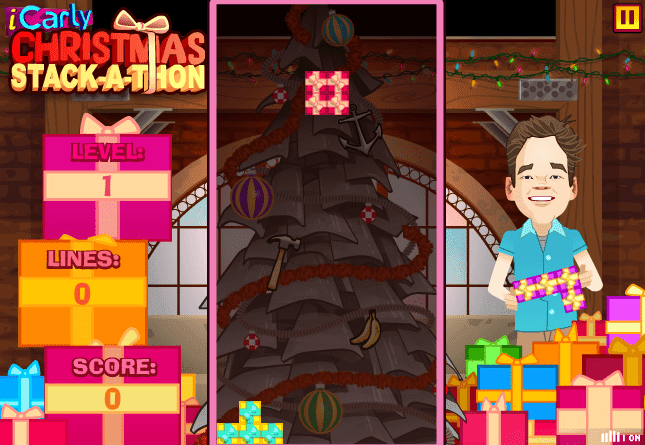 iCarly: Christmas Stack-A-Thon screenshot