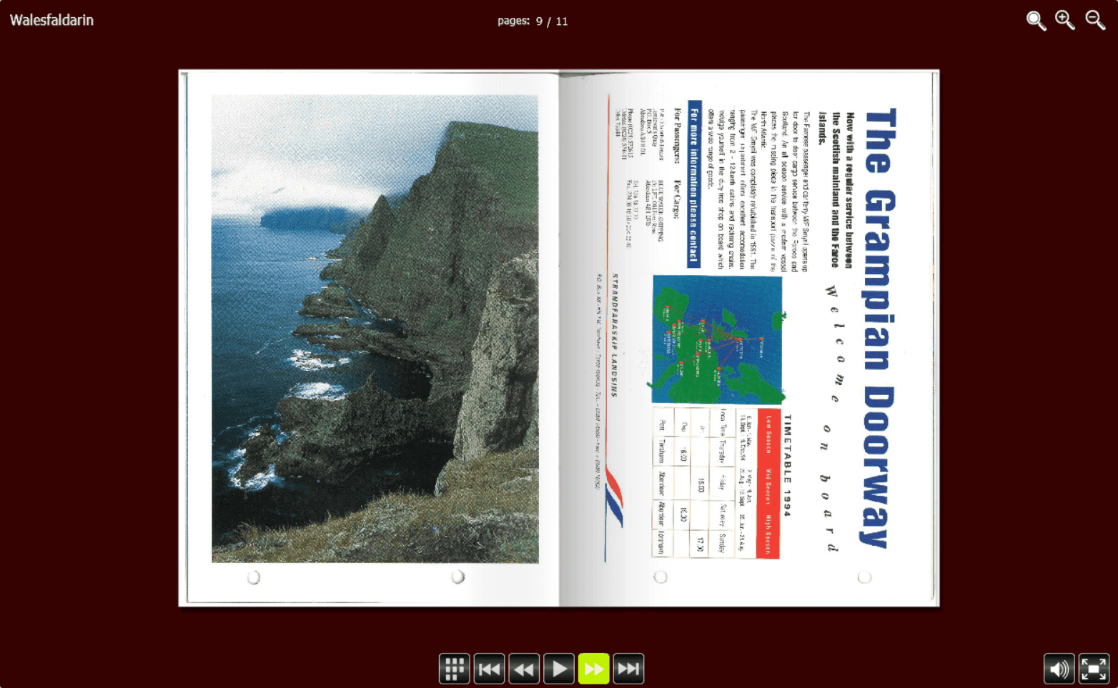 Tórshavnar Manskór on tour to Wales, England and Scotland July 1994 screenshot