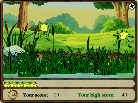 Franklin the Turtle's Hopping Frogs screenshot