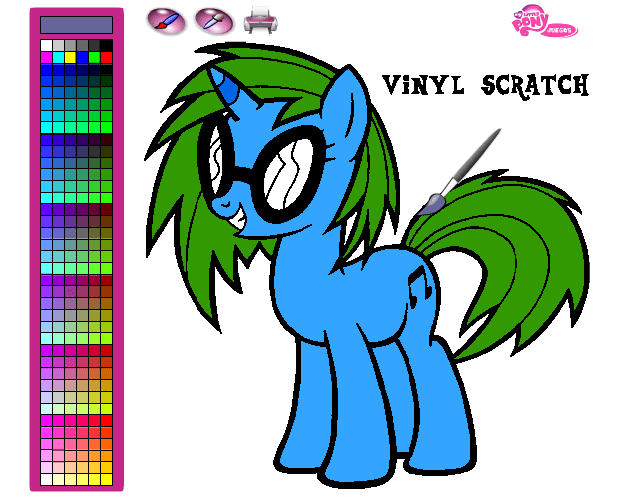 Dibujo de Vinyl Scratch screenshot