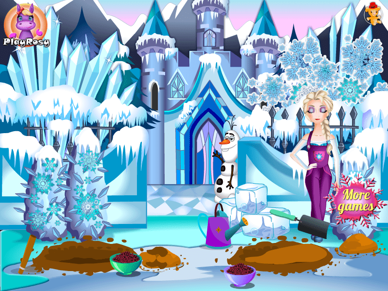 Elsa's Ice Garden screenshot
