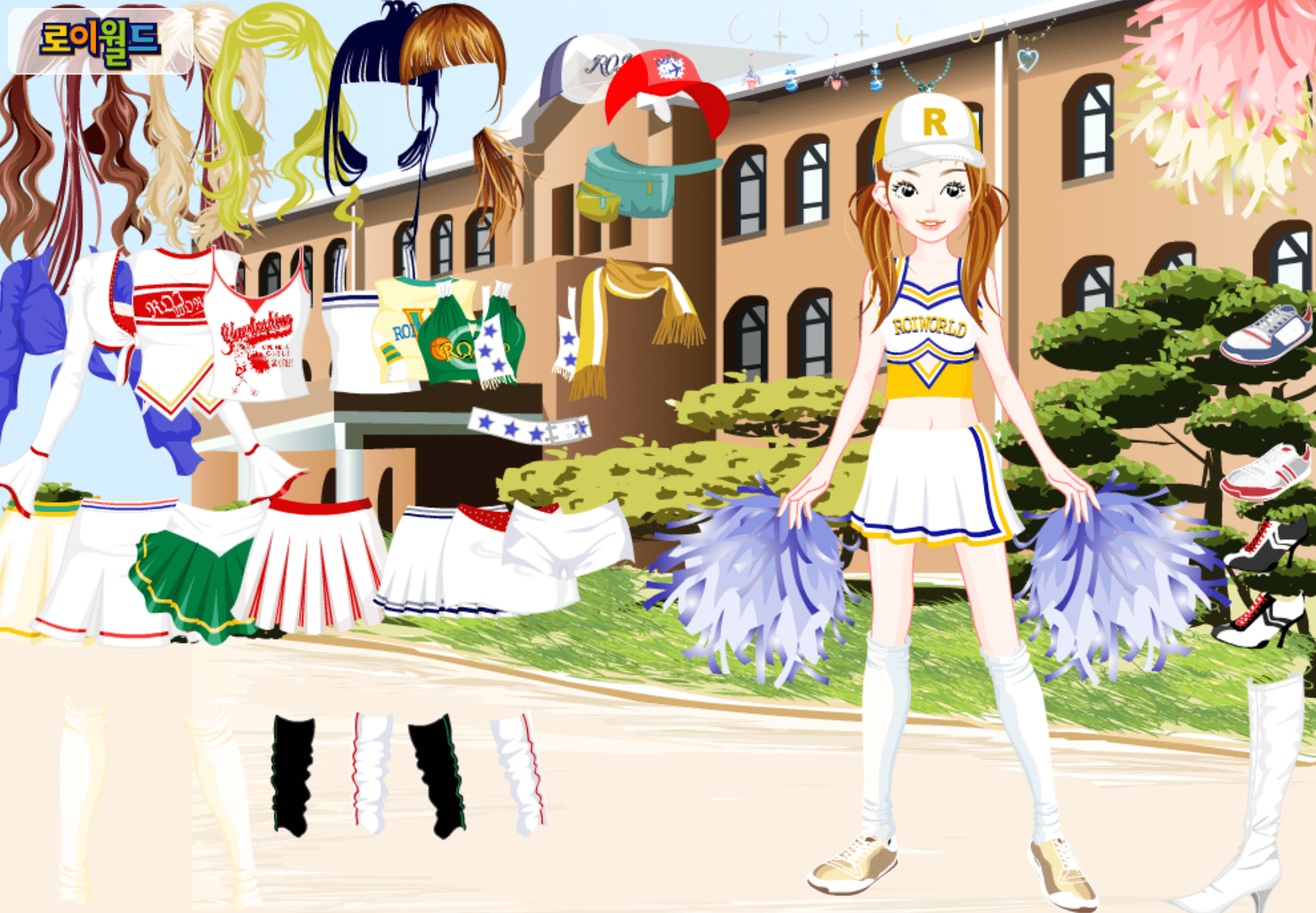 Roiworld Cheerleader Dressup screenshot