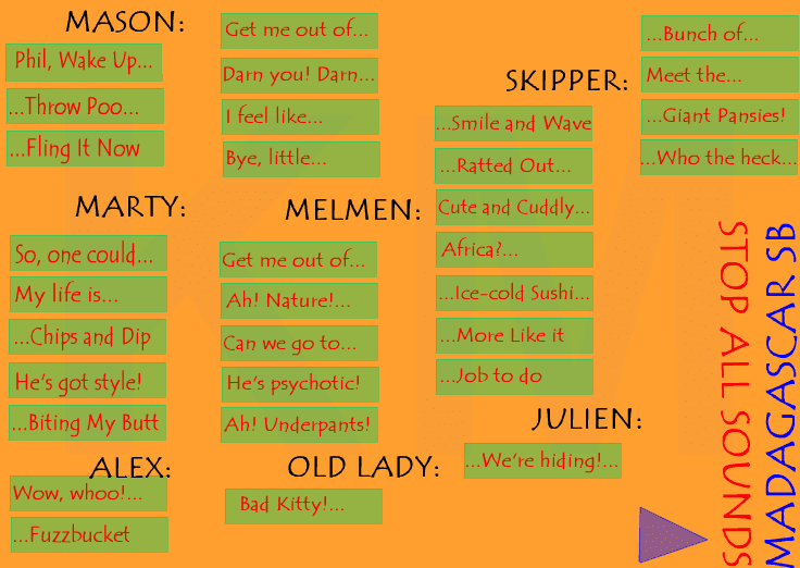 Madagascar Soundboard screenshot
