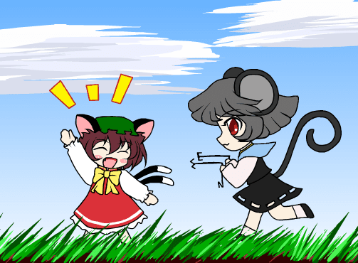 【東方手書き】けもけも東方 screenshot