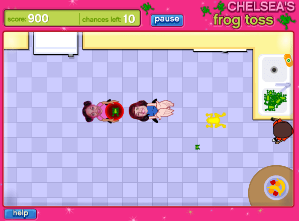 Chelsea's Frog Toss screenshot