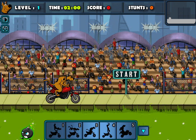 Scooby Doo Stunts Bike screenshot