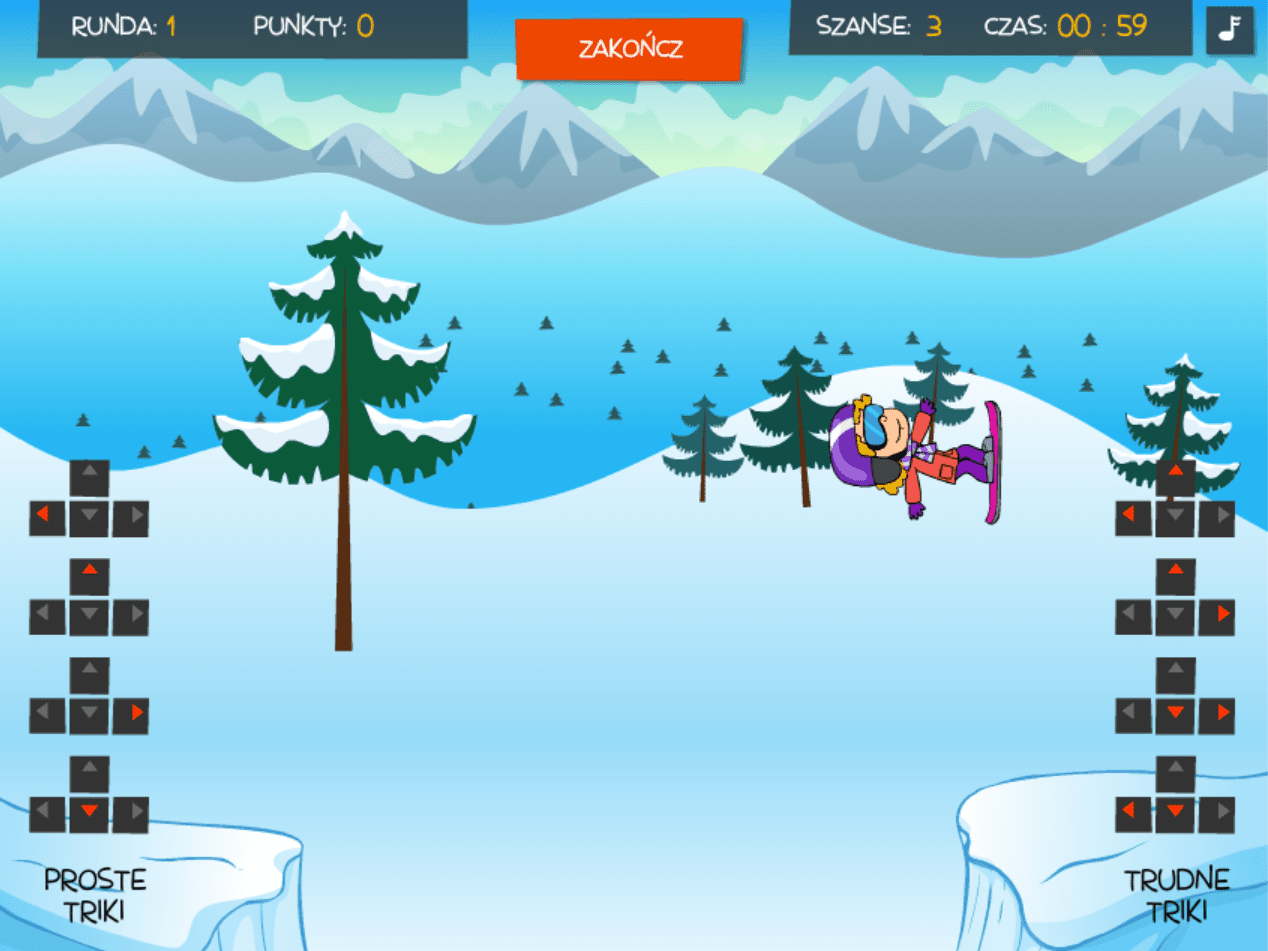 Zimowe akrobacje screenshot