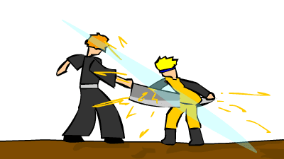 Naruto vs Ichigo animation screenshot