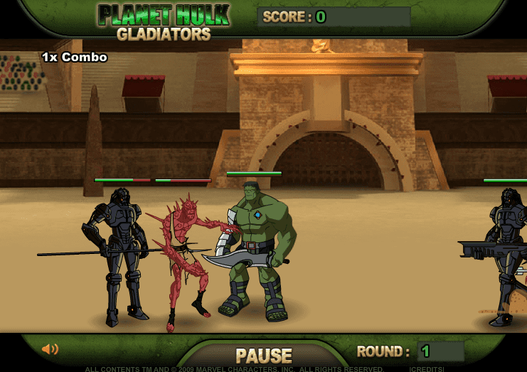 Planet Hulk Gladiators screenshot