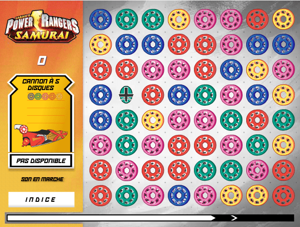 Power Rangers Samurai: Power Disc Pandemonium screenshot