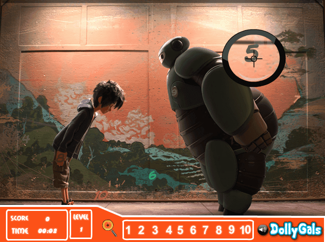 Big Hero 6: Spot The Numbers screenshot