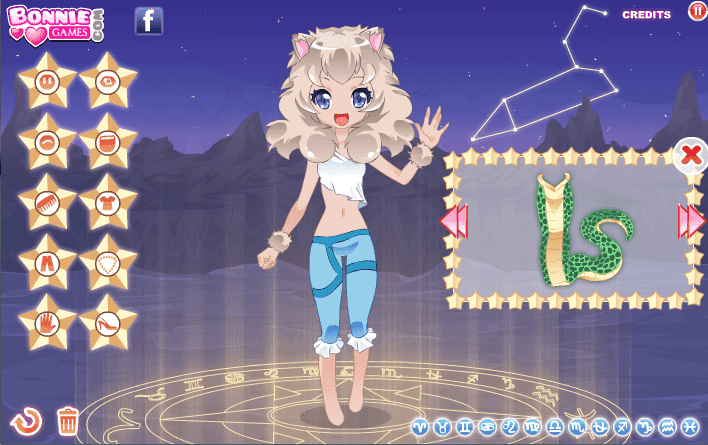 Zodiac Dress Up screenshot