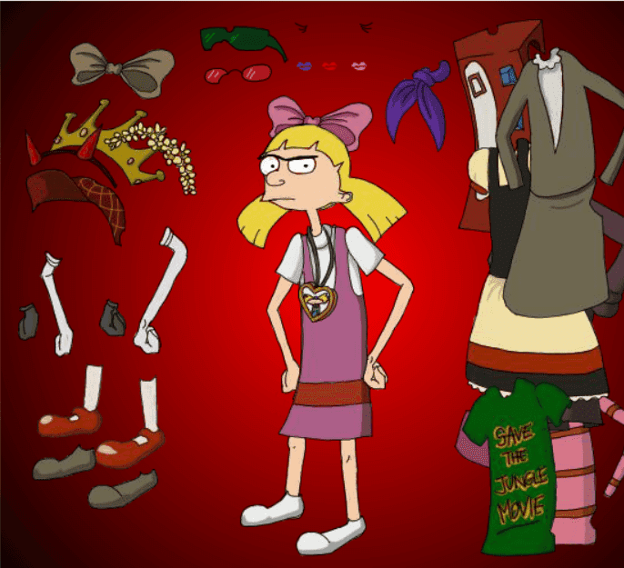 Dress Up Helga screenshot
