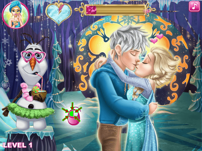 Elsa Kissing Jack Frost screenshot