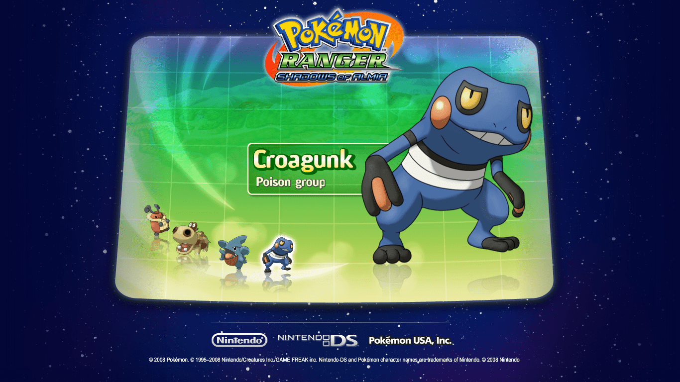 Pokémon Ranger: Shadows of Almia Screensaver screenshot