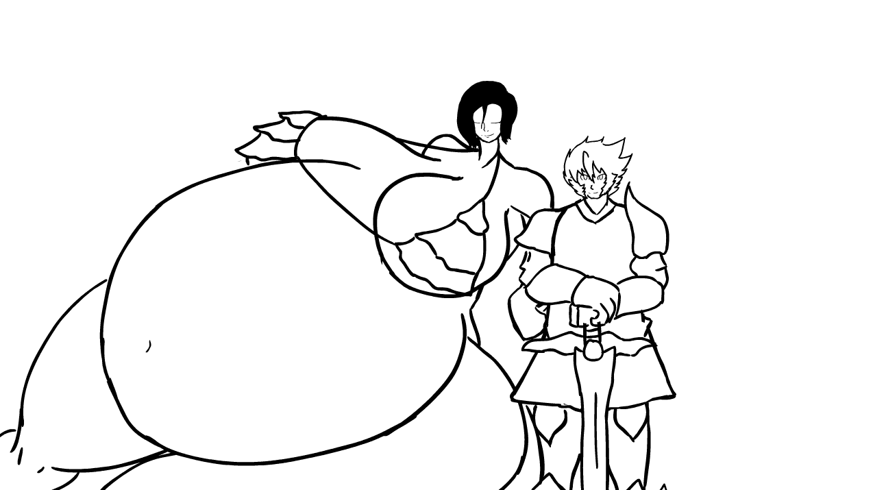 Art Trade: Wedding Gaia and her Bodygaurd screenshot