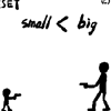 small＜big