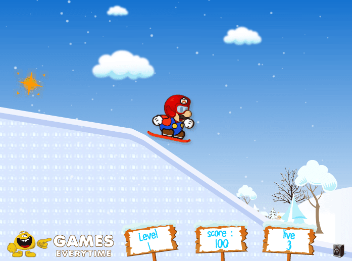 Mario Ice Skating screenshot