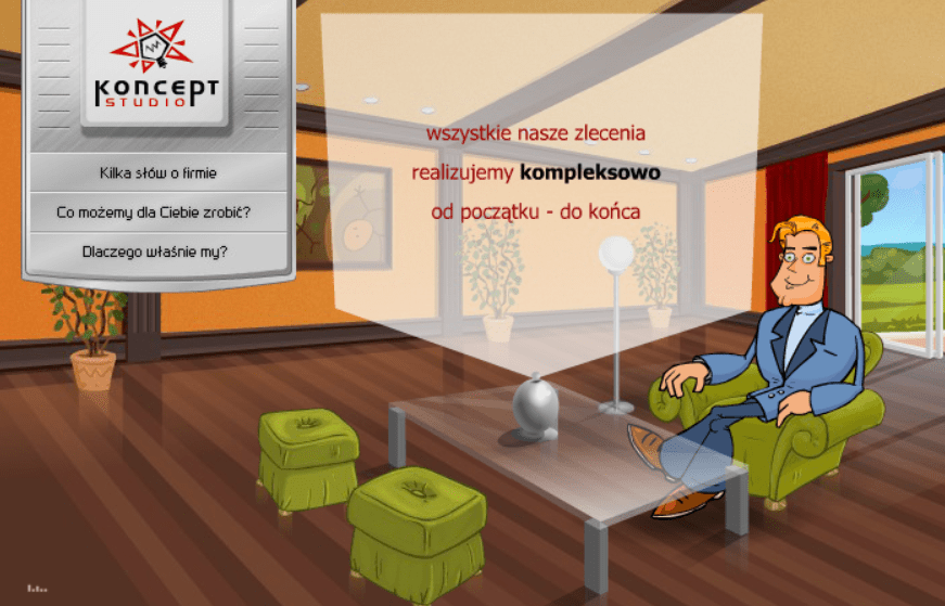Koncept Studio: Prezentacja Multimedialna screenshot