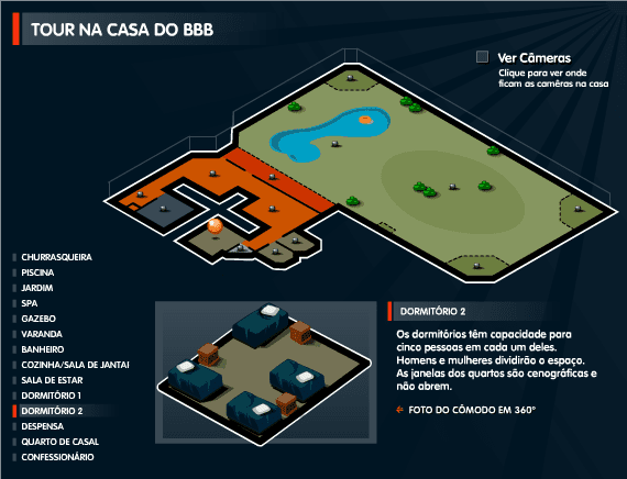Tour na Casa do BBB screenshot