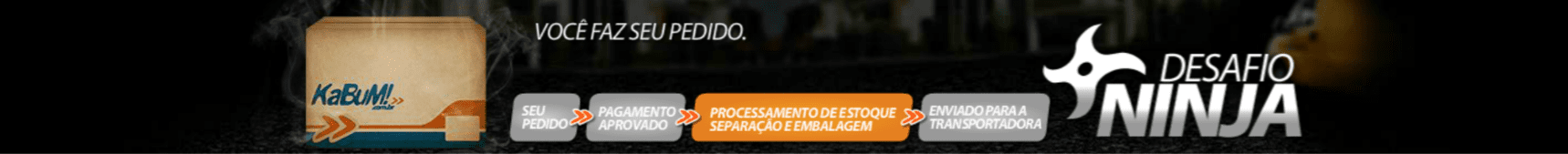 Kabum: Entrega Ninja Banner Ad (Brazil) screenshot