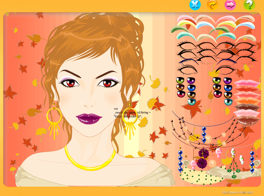 Cute Autumn Girl Makeover screenshot