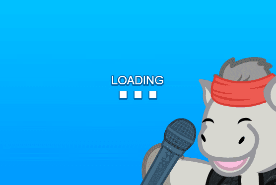 Webkinz "I Wanna Run" Preloader screenshot