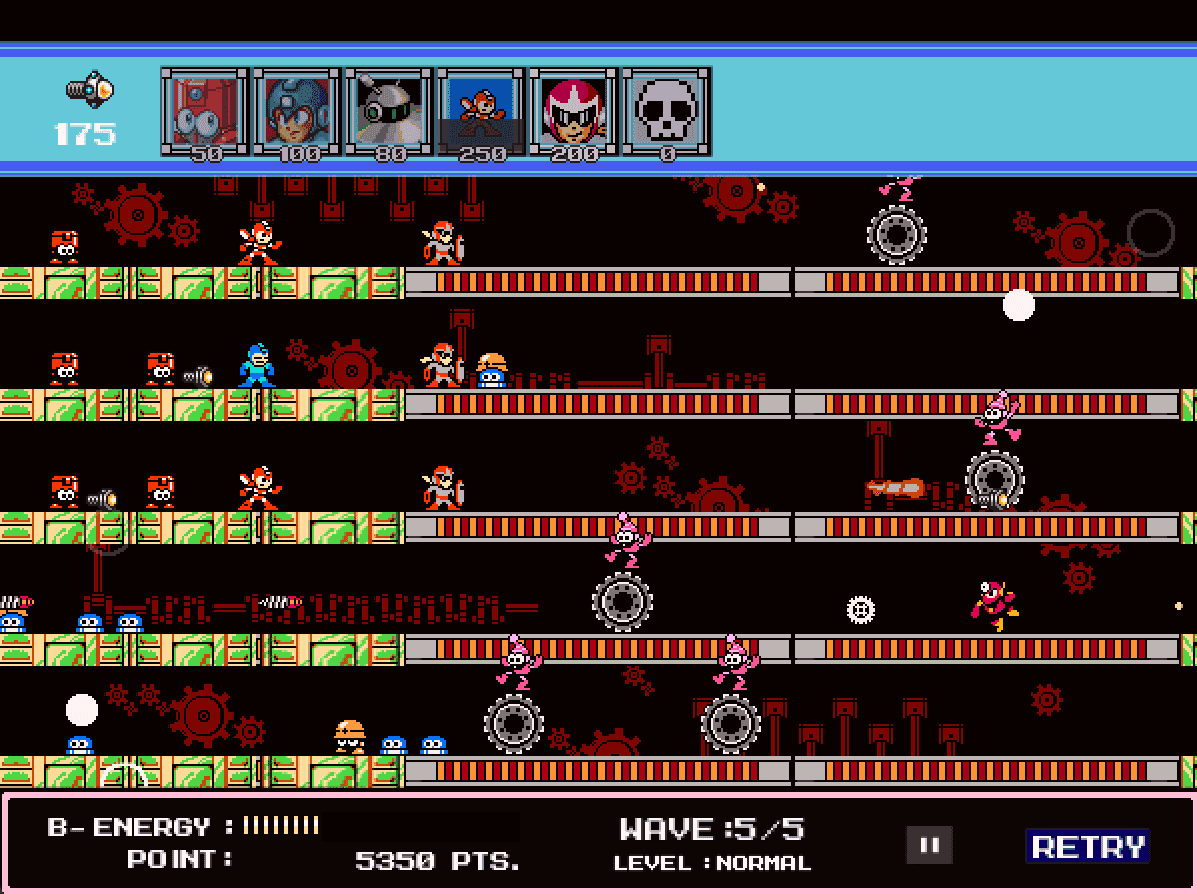 Rockman 2 Tower Defense screenshot