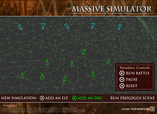 Lord Of The Rings: Massive Simulator screenshot
