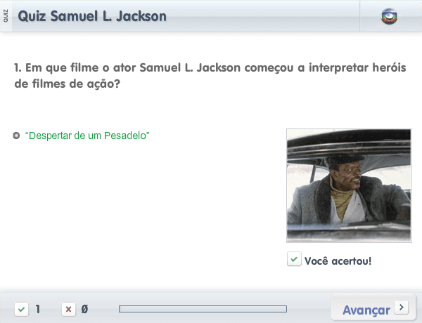 Quiz Samuel L. Jackson screenshot